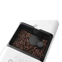 Helautomatisk Espressomaskin med ånginsats, Vit - Smeg
