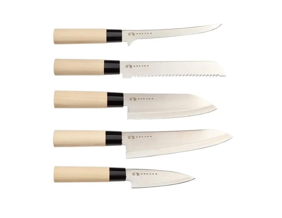 Houcho Knivset - 5 knivar - Satake