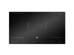 Induktionshäll 90 cm, fasettslipad kant, 5 zoner - Bertazzoni