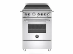 Induktionsspis Heritage, 60 cm, 4 zoner, 1 ugn, Rostfri - Bertazzoni