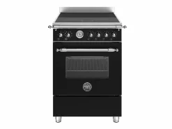 Induktionsspis Heritage, 60 cm, 4 zoner, 1 ugn, Svart - Bertazzoni