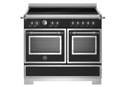 Induktionsspis Heritage, 100 cm, 5 zoner, 2 ugnar, Mattsvart - Bertazzoni