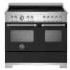 Induktionsspis Master, 100 cm, 5 zoner, 2 ugnar, Mattsvart - Bertazzoni