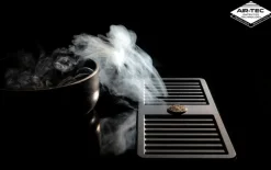 Induktionsspis med integrerad fläkt Professional, 90 cm, 4 zoner, 1 ugn, Rostfri -Bertazzoni