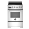 Induktionsspis Professional, 60 cm, 4 zoner, 1 ugn, Rostfri - Bertazzoni