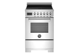 Induktionsspis Professional, 60 cm, 4 zoner, 1 ugn, Rostfri - Bertazzoni