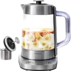 Intelligent vattenkokare 1,5l Borosilicate glas Temp 70-100 - Sencor