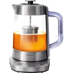 Intelligent vattenkokare 1,5l Borosilicate glas Temp 70-100 - Sencor