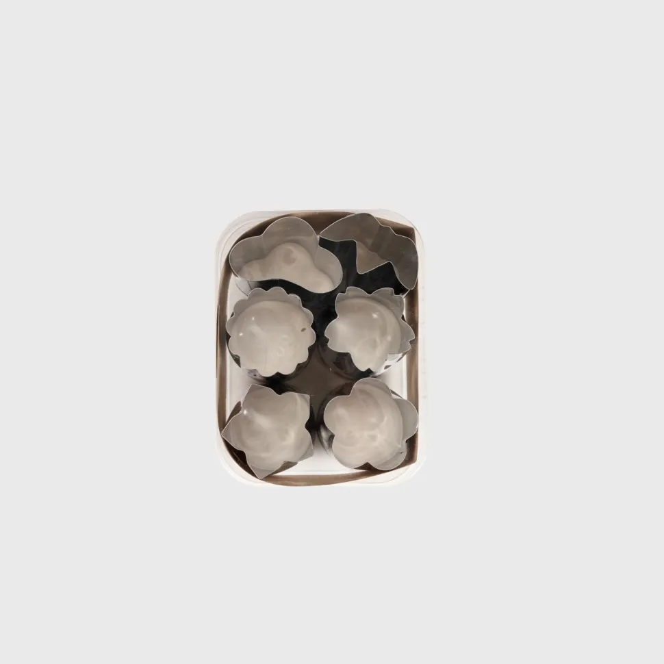 Japanska grönsaksutstickare, 6-pack, Small - Queen Rose