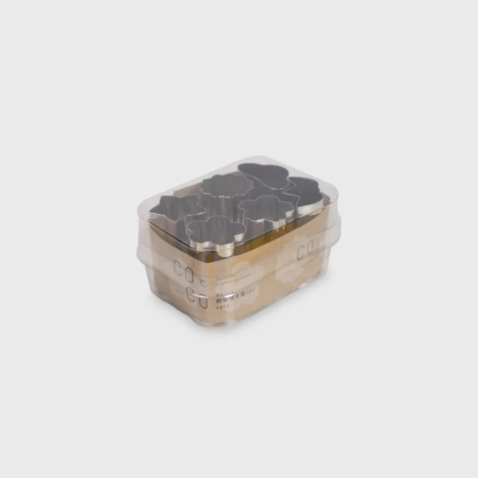 Japanska grönsaksutstickare, 6-pack, Small - Queen Rose