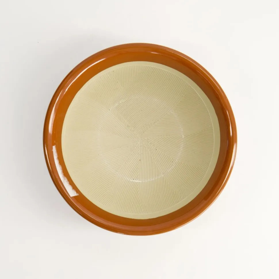 Japansk mortel, Suribachi, Brun 15,5 cm