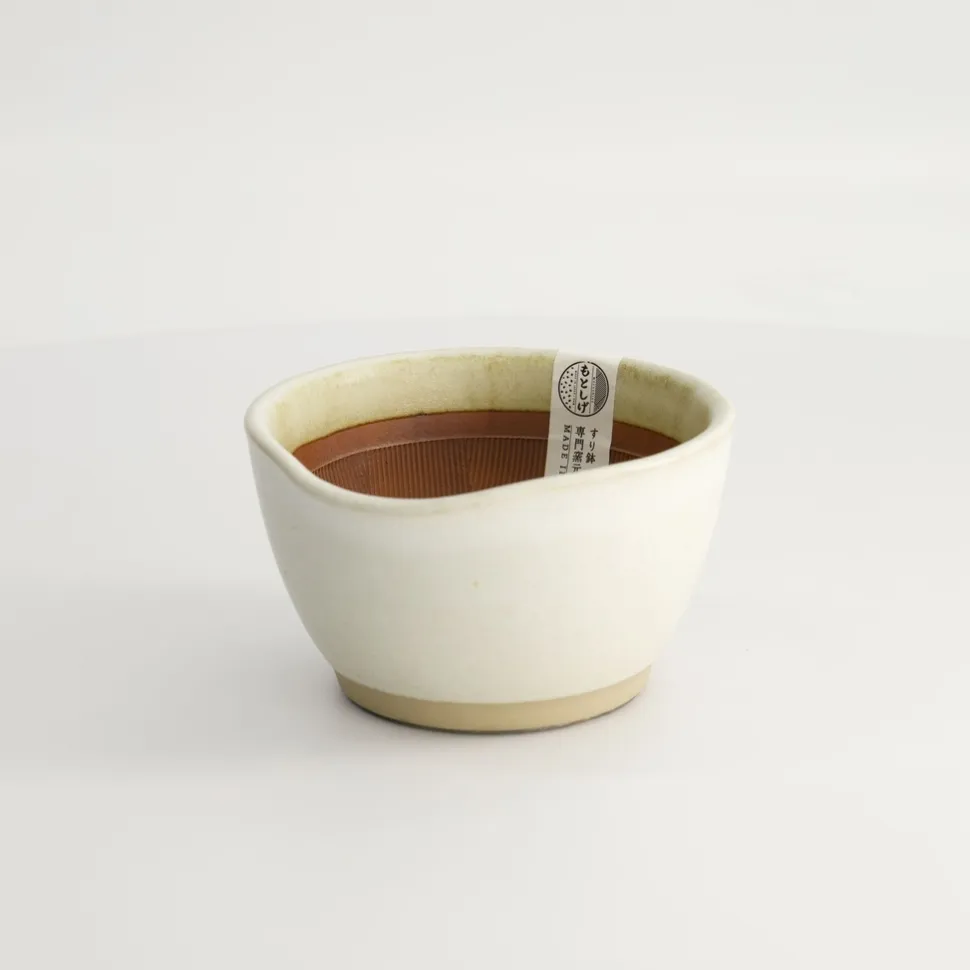 Japansk mortel, Suribachi, Vit 12 cm