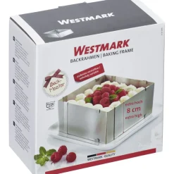 Justerbar fyrkantig anslagsring, 8 cm - Westmark