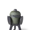 Kamadogrill inklusive benfäste, svarta ben med hjul och sidobord - Moddern