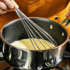 Kastrull med glaslock, nonstick, 1 L - Hexclad