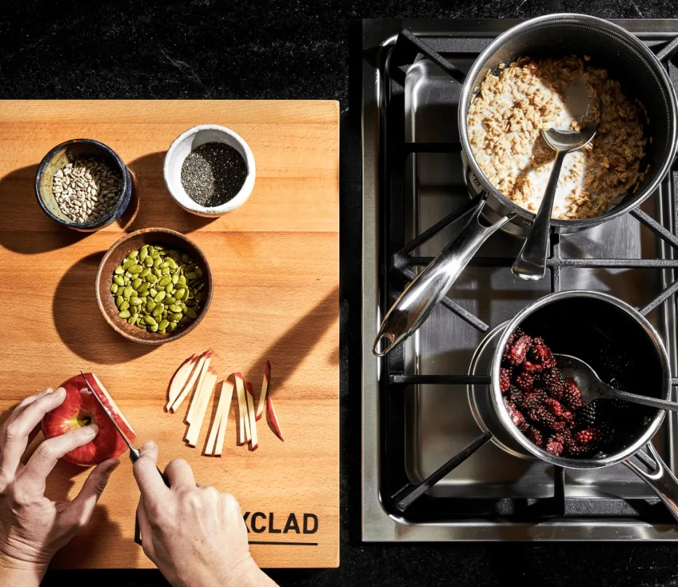 Kastrull med glaslock, nonstick, 1 L - Hexclad
