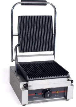 Klämgrill, räfflat gjutjärn - Exxent