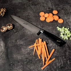 Kockkniv, 16 cm, Elegance Glossy Svart - Berkel