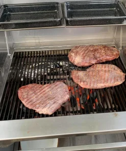 Kolgrill, rostfritt stål - Mälarögrillen