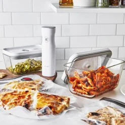 Komplett startkit Fresh & Save, elektrisk vakuumpump, påsar och glasburkar - Zwi