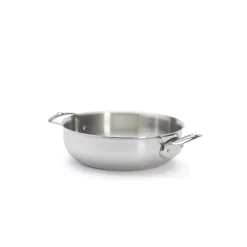 Låg stekgryta med lock och rundade kanter, 28cm, Affinity - De Buyer