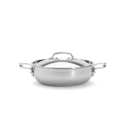 Låg stekgryta med lock och rundade kanter, 28cm, Affinity - De Buyer