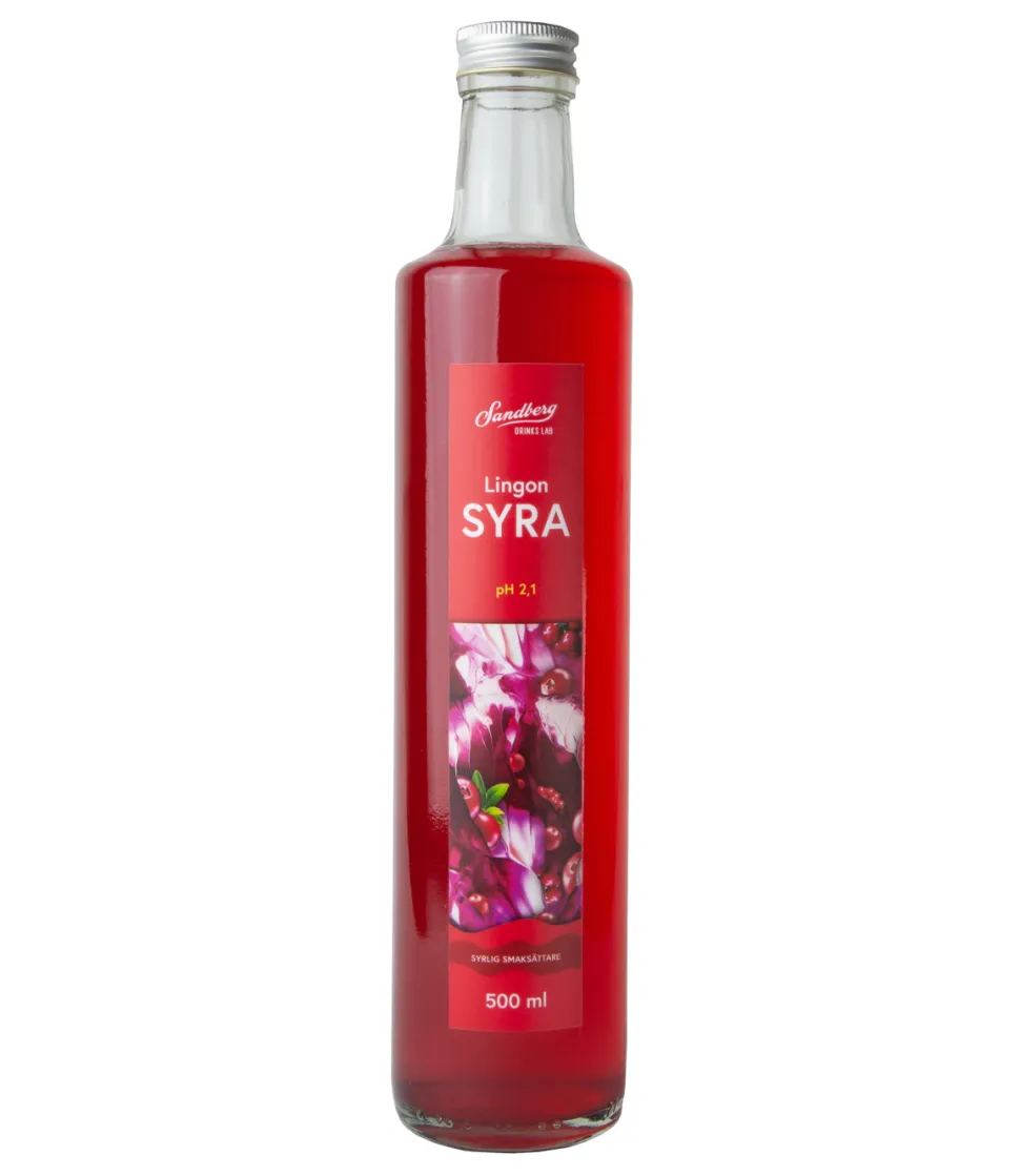 Lingonsyra, 500ml - Sandberg Drinks Lab