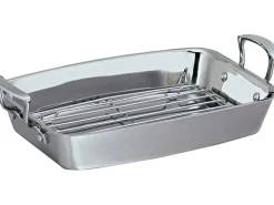 Långpanna med galler 42x26 cm, Impact - Scanpan
