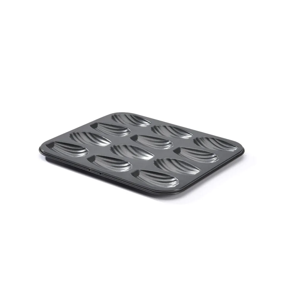 Madeleineplåt, 26 x 20cm, non-stick - De Buyer