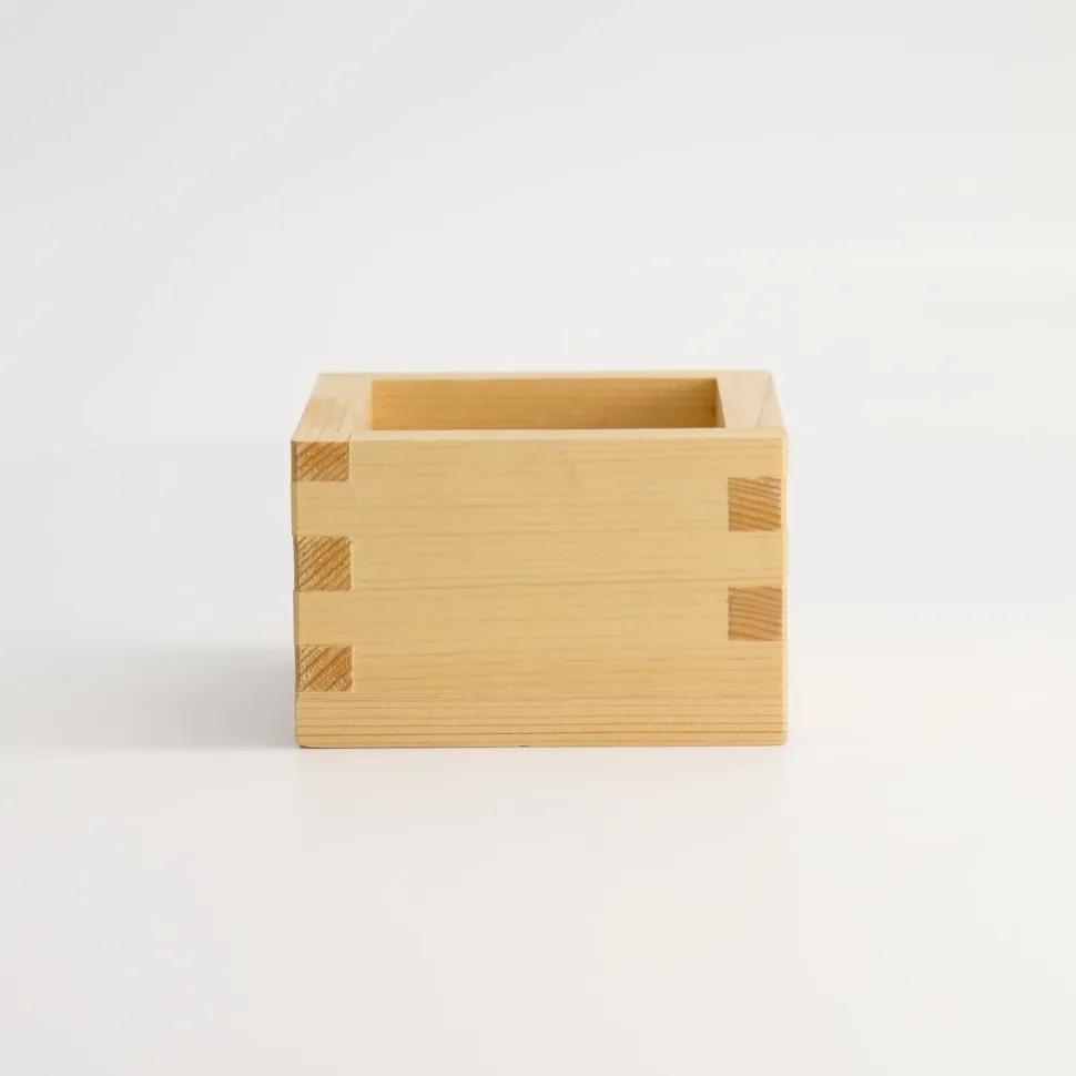 Masu, sake-kopp i trä, 8 x 8 cm