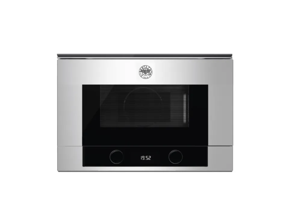 Mikrovågsugn Modern, Inbyggnad med LED-display, 38 cm, Rostfri - Bertazzoni