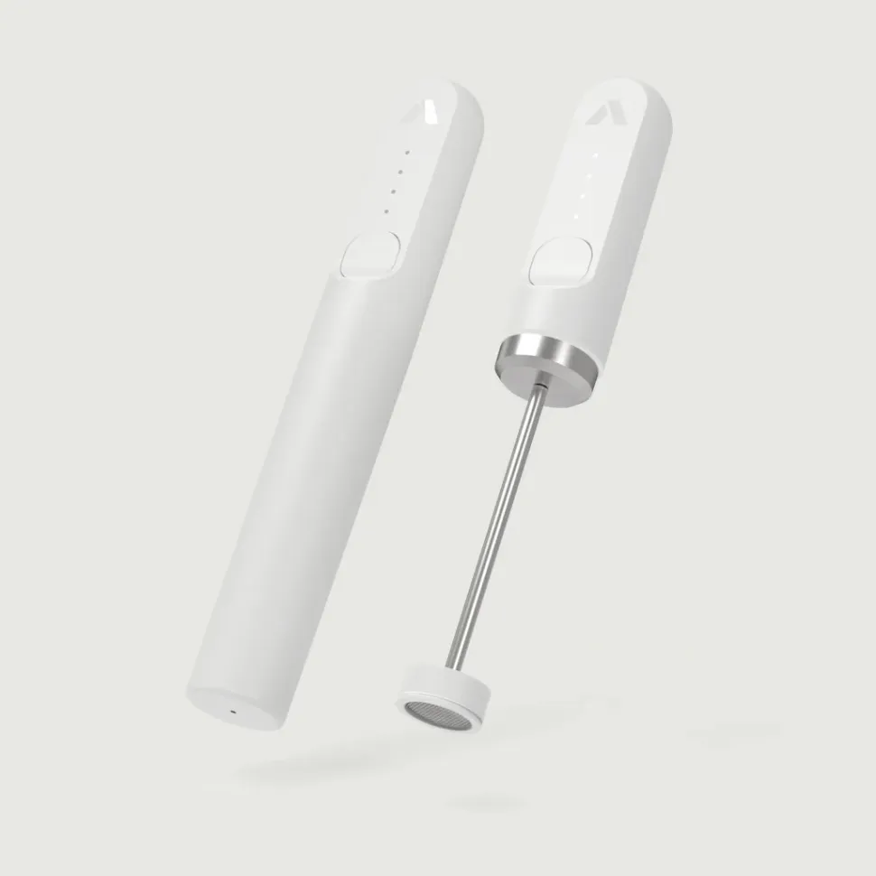 Mjölkskummare, NanoFoamer Lithium, vit - Subminimal