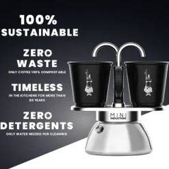 Moka Express Induction, mokabryggare och två koppar - Bialetti