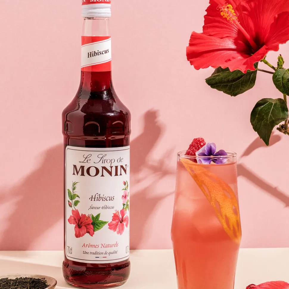 Monin Hibiscus Syrup 70 cl