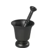 Mortel med fot 11,5 cm hög, gjutjärn