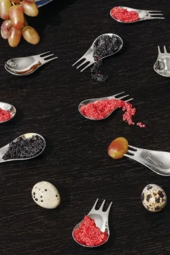 Moscardino, Bestick till Snacks, Tapas och Aperitivo, 4-pack - Alessi