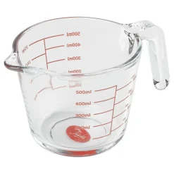 Måttkanna, härdat glas, 0,5 liter - Tala