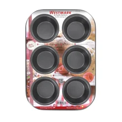 Muffinsplåt för sex muffins, non-stick - Westmark