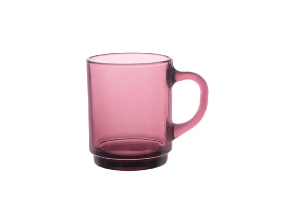Mugg i glas 25 cl, Versailles Plum (Lila) - Duralex