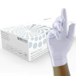 Nitrilhandske, vit, 100-pack - Unigloves