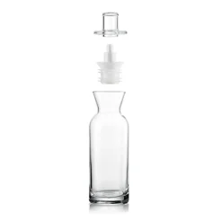 Oljeflaska i glas med droppkork - Guzzini