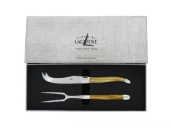 Ost-set, Handtag av Oliv, blank, Tradition - Forge de Laguiole