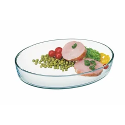 Oval Ugnsform i glas, 40 x 27 cm - Simax