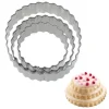 Pepparkaksform, Rund vågig, 4, 5 och 6 cm, 3-pack - Westmark