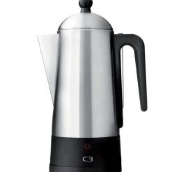 Perkolator, Borstat Rostfritt stål, 6 koppar - C3