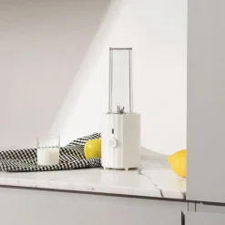 Personal Blender / Minimixer, Plissé, Vit - Alessi