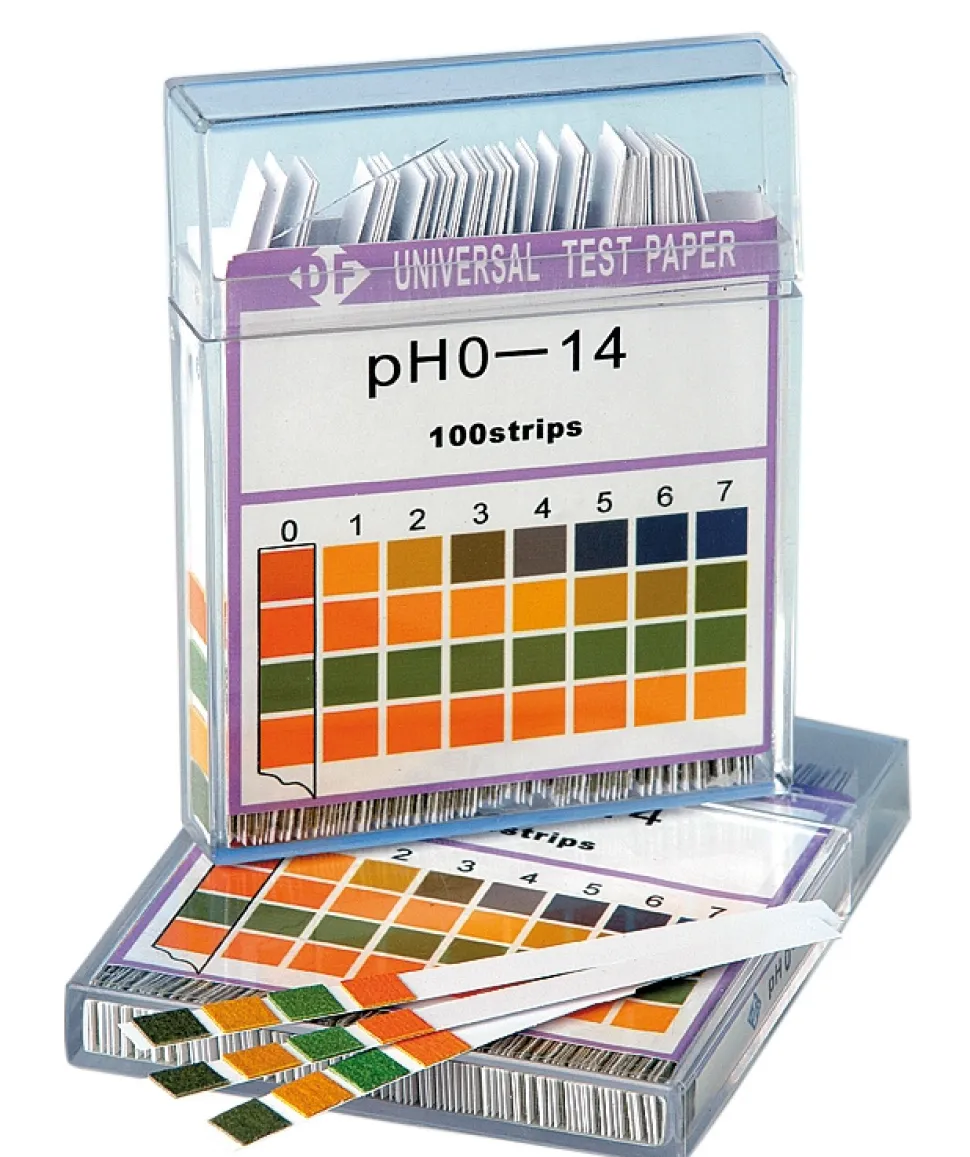 pH-indikatorstickor 0-14, 100-pack