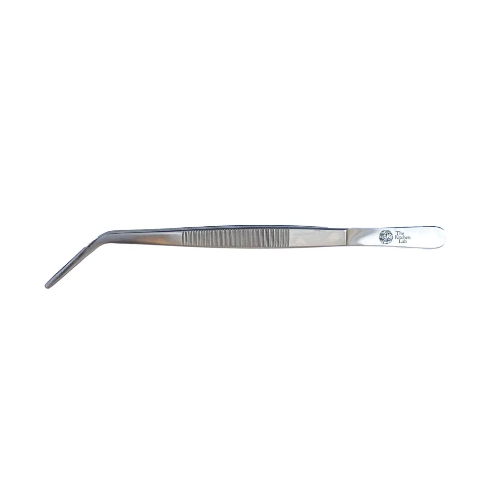 Pincett med vinkel, 20cm, silver - The Kitchen Lab