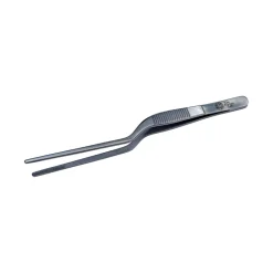 Pincett, offset, 20cm, silver - The Kitchen Lab