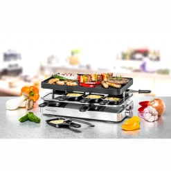 Raclettegrill, 8st spatlar, 37 x 23cm - Rommelsbacher